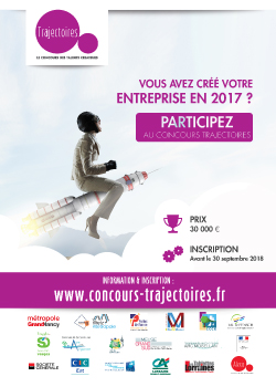 affiche concours trajectoires
